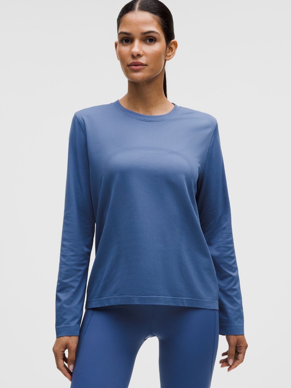 NWT LULULEMON Swiftly Relaxed Long-Sleeve Shirt - blue